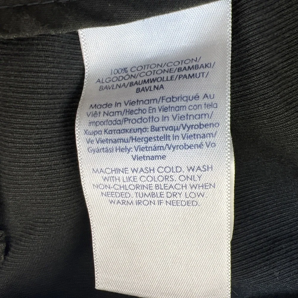 Chaps Black Cargo Shorts Mens 34 Ottoman  Weave Twill  Gorpcore Utility Workwear